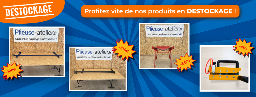 [DESTOCKAGE] Plieuse de chantier ZRB – 2000/0,7 zinc [DESTOCKAGE]